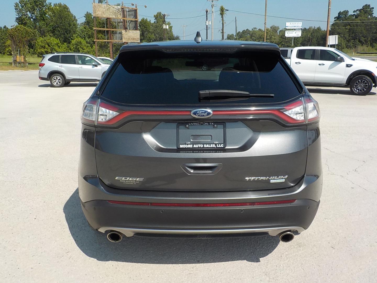 2016 Gray Ford Edge (2FMPK3K99GB) with an Ecoboost engine, Automatic transmission, located at 1617 W Church Street, Livingston, TX, 77351, (936) 327-3600, 30.710995, -94.951157 - What a family vehicle!! Titanium to boot! - Photo#8