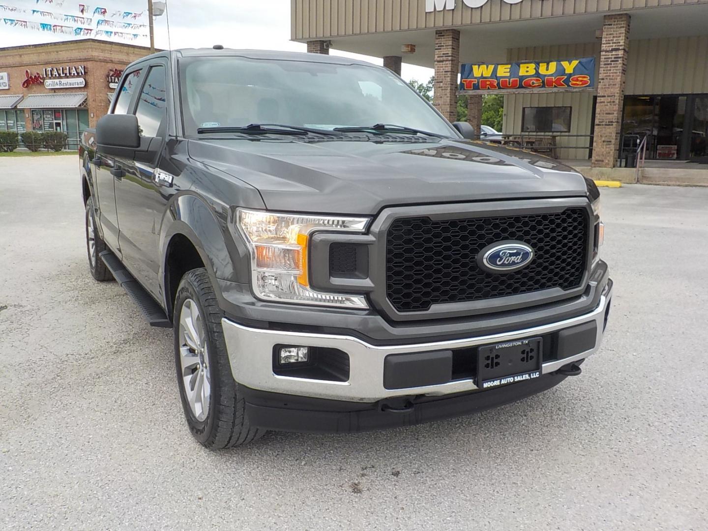 2018 Gray Ford F-150 XLT SuperCrew 6.5-ft. Bed 4WD (1FTEW1EP9JK) with an 2.7L V6 DOHC 24V engine, 6A transmission, located at 1617 W Church Street, Livingston, TX, 77351, (936) 327-3600, 30.710995, -94.951157 - Exceptional is what comes to mind when I look at this truck! - Photo#1