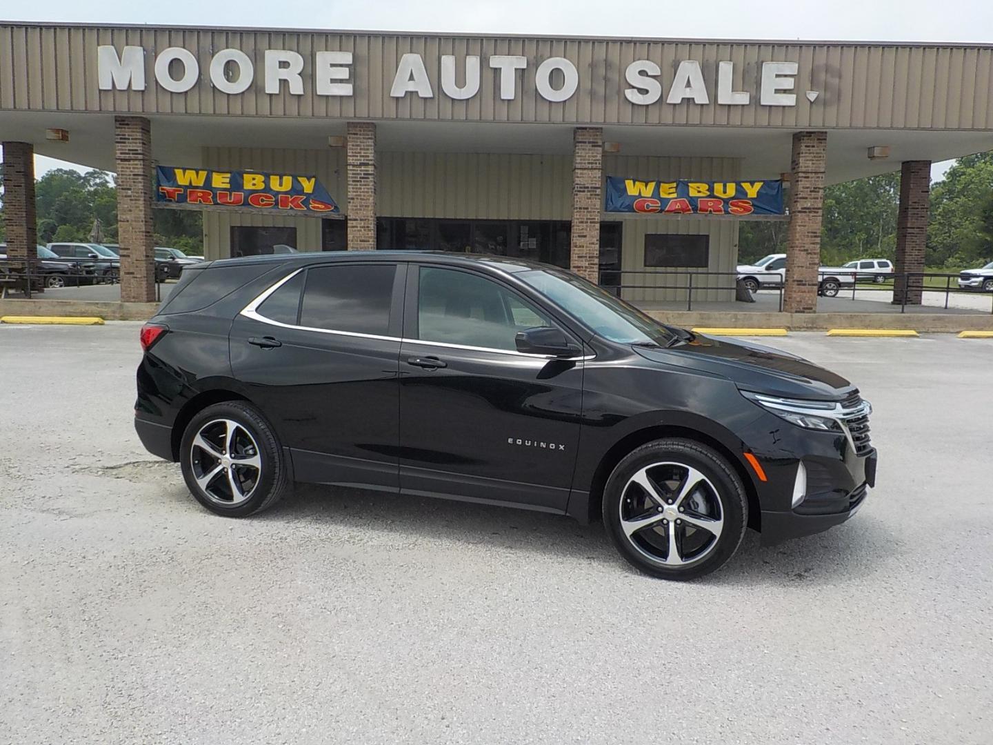 2022 Black /Black Chevrolet Equinox LT 2WD (3GNAXKEV4NL) with an 1.5L L4 DOHC 16V TURBO engine, 6A transmission, located at 1617 W Church Street, Livingston, TX, 77351, (936) 327-3600, 30.710995, -94.951157 - ONE OWNER!! LOW LOW MILES!! Bought this one off the street. Nothing to worry about here! - Photo#0