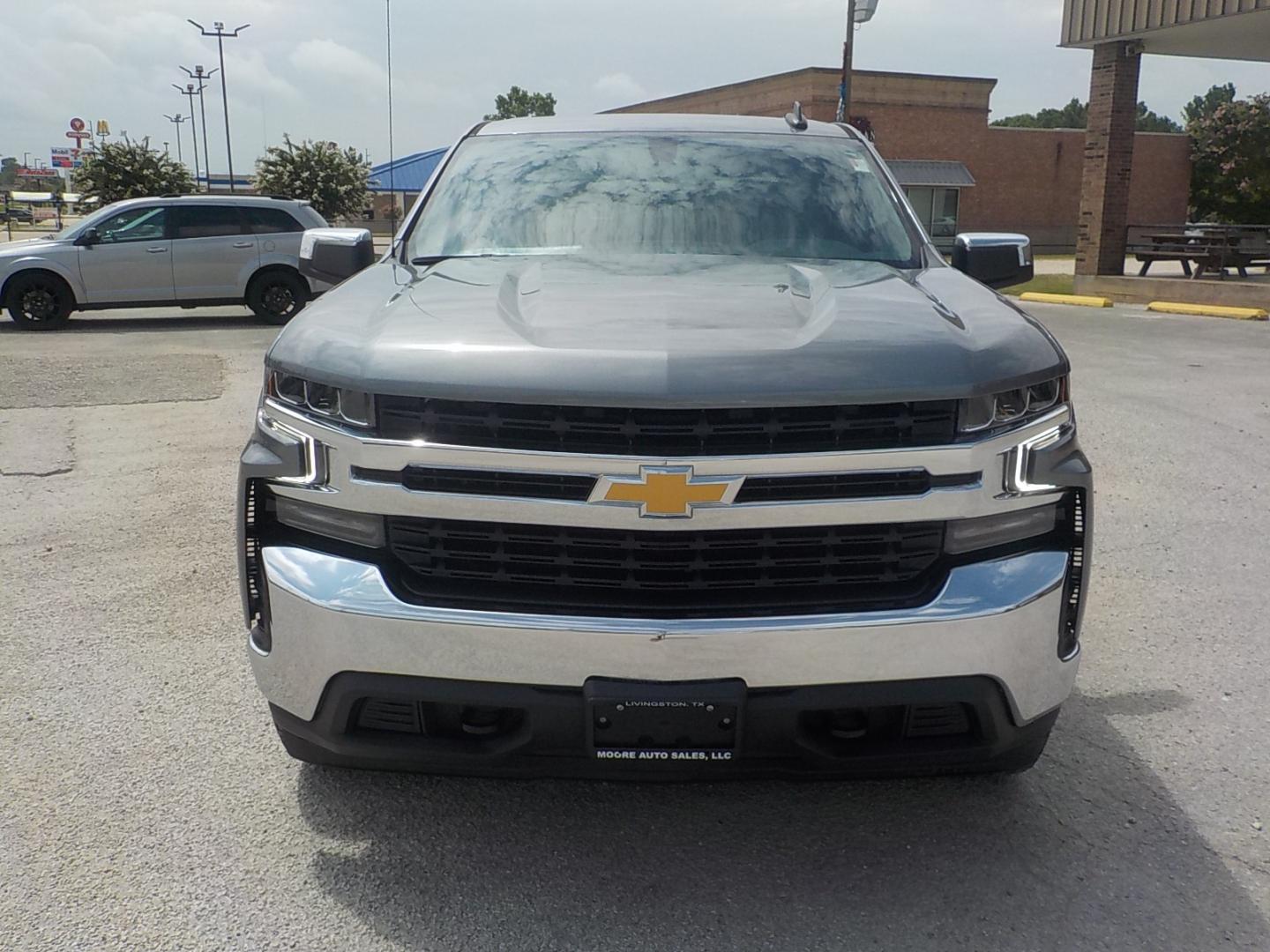 2021 Gray /Black Chevrolet Silverado 1500 LT Crew Cab 4WD (3GCUYDEDXMG) with an 5.3L V8 OHV 16V engine, 6A transmission, located at 1617 W Church Street, Livingston, TX, 77351, (936) 327-3600, 30.710995, -94.951157 - ONE OWNER!! GOOD MILES!! Texas Edition!! Z71 4X4!! - Photo#2