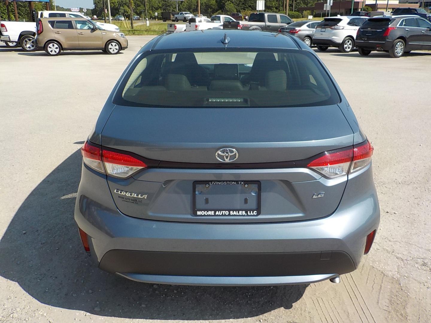 2021 LT BLUE /Black Toyota Corolla LE (JTDEPMAE4MJ) with an 1.8L L4 DOHC 16V engine, CVT transmission, located at 1617 W Church Street, Livingston, TX, 77351, (936) 327-3600, 30.710995, -94.951157 - ONE OWNER!! LOW LOW MILES!! Traded in only because he wanted a truck. - Photo#7