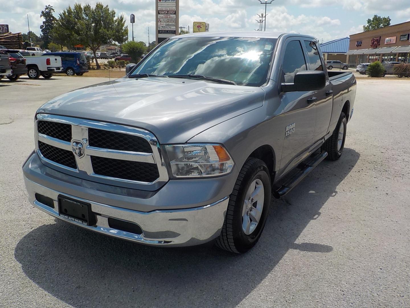 2022 Silver /Gray RAM 1500 Classic Tradesman Quad Cab 2WD (1C6RR6FG2NS) with an 3.6L V6 DOHC 24V FFV engine, 8A transmission, located at 1617 W Church Street, Livingston, TX, 77351, (936) 327-3600, 30.710995, -94.951157 - LOW MILES!! Great truck! - Photo#3