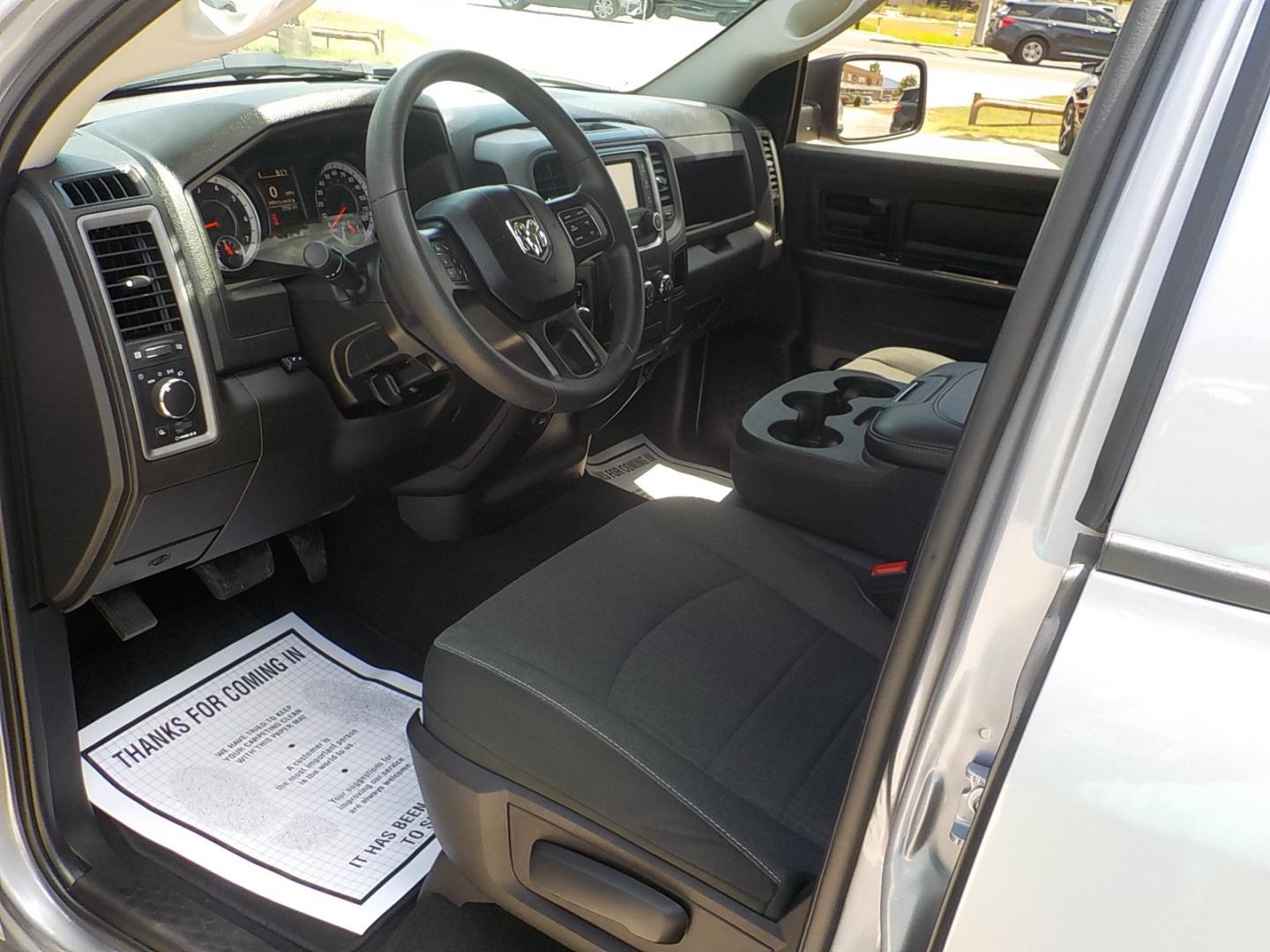 2022 Silver /Gray RAM 1500 Classic Tradesman Quad Cab 2WD (1C6RR6FG2NS) with an 3.6L V6 DOHC 24V FFV engine, 8A transmission, located at 1617 W Church Street, Livingston, TX, 77351, (936) 327-3600, 30.710995, -94.951157 - LOW MILES!! Great truck! - Photo#8