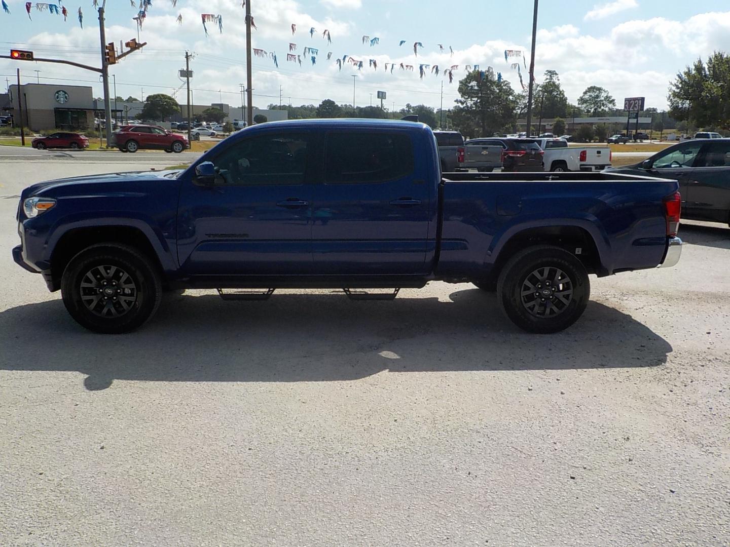 2023 Blue /Gray Toyota Tacoma SR5 Double Cab Super Long Bed V6 6AT 2WD (3TYBZ5DN6PT) with an 3.5L V6 DOHC 24V engine, 6A transmission, located at 1617 W Church Street, Livingston, TX, 77351, (936) 327-3600, 30.710995, -94.951157 - ONE OWNER!! LOW LOW MILES!! Hard to find LONG BED!! Come in and we'll tell you the whole story on this truck. This one shouldn't last long!! - Photo#4