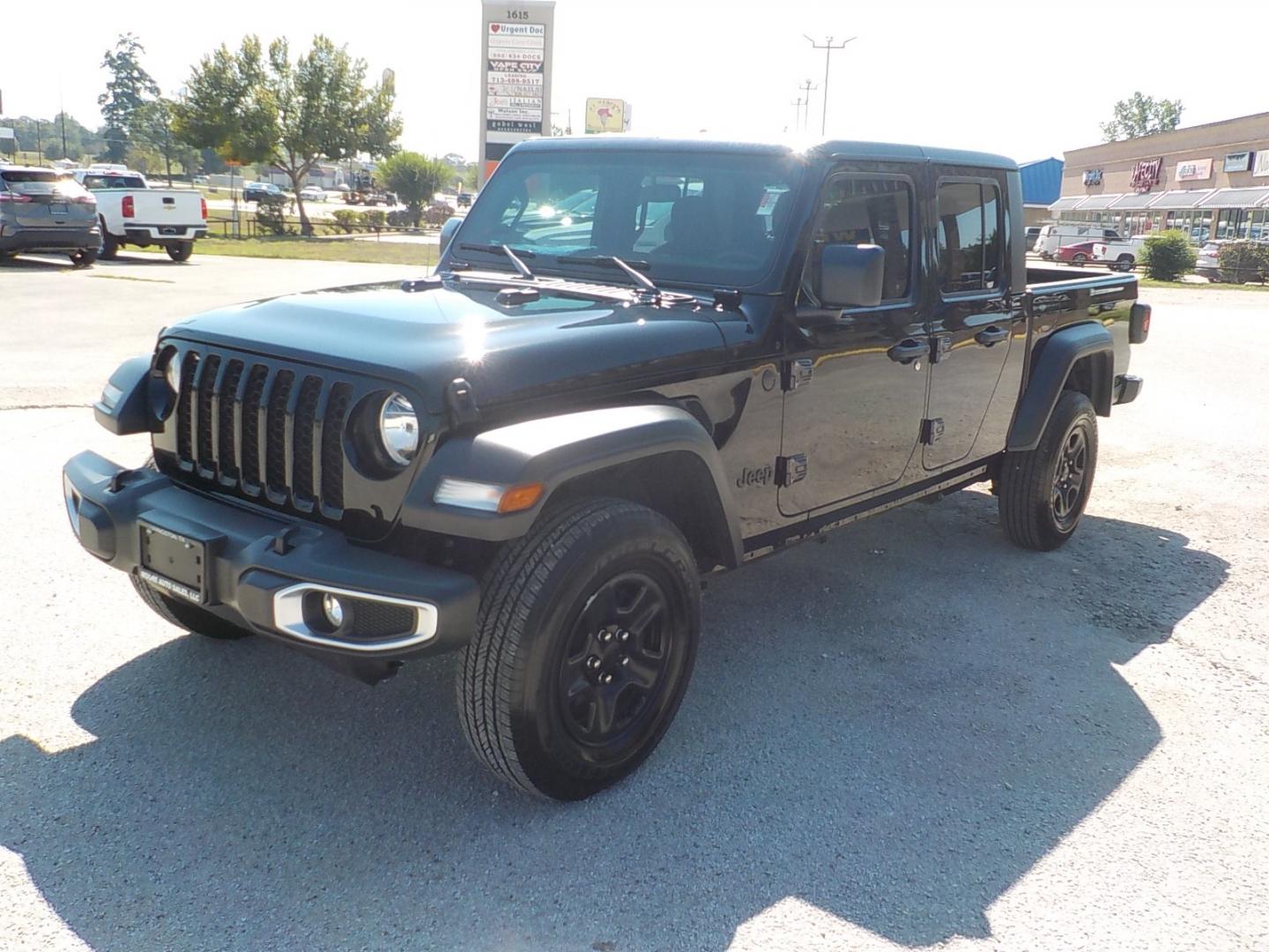 2023 Black /Black Jeep Gladiator (1C6HJTAG9PL) with an V-6 engine, Automatic transmission, located at 1617 W Church Street, Livingston, TX, 77351, (936) 327-3600, 30.710995, -94.951157 - NIIIICE!!! - Photo#3