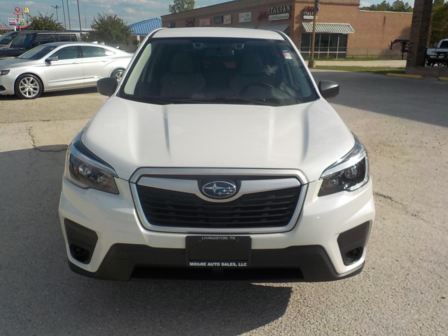 2021 White Subaru Forester Base (JF2SKAAC8MH) with an 2.5L H4 SOHC 16V engine, CVT transmission, located at 1617 W Church Street, Livingston, TX, 77351, (936) 327-3600, 30.710995, -94.951157 - Off road or in town! This vehicle will work either way! - Photo#2