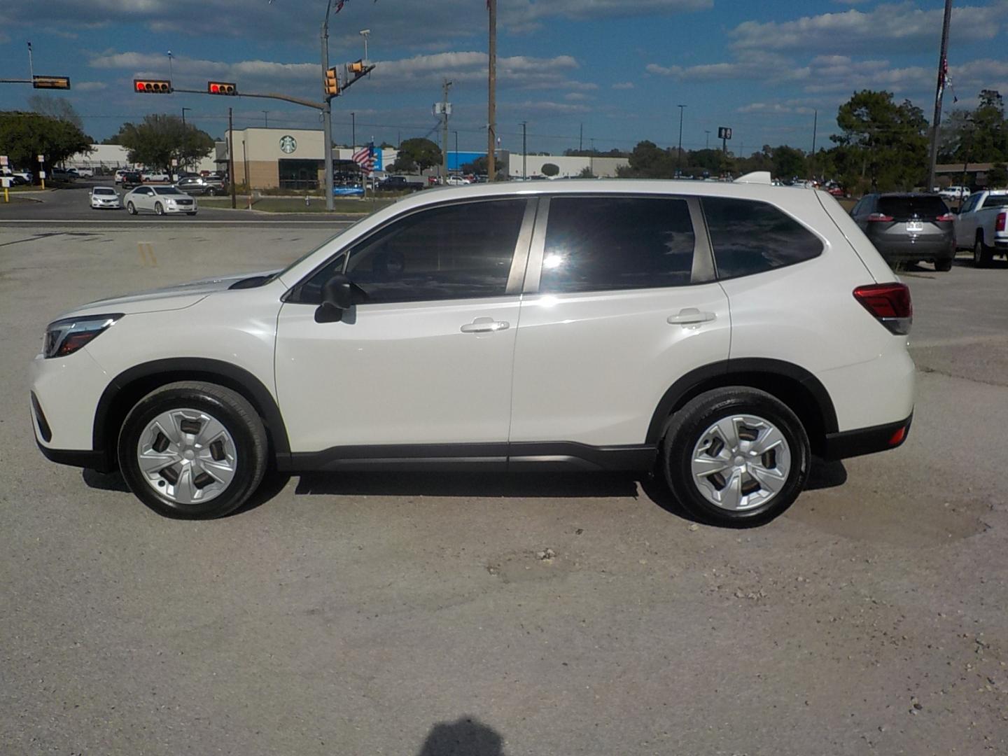 2021 White Subaru Forester Base (JF2SKAAC8MH) with an 2.5L H4 SOHC 16V engine, CVT transmission, located at 1617 W Church Street, Livingston, TX, 77351, (936) 327-3600, 30.710995, -94.951157 - Off road or in town! This vehicle will work either way! - Photo#4