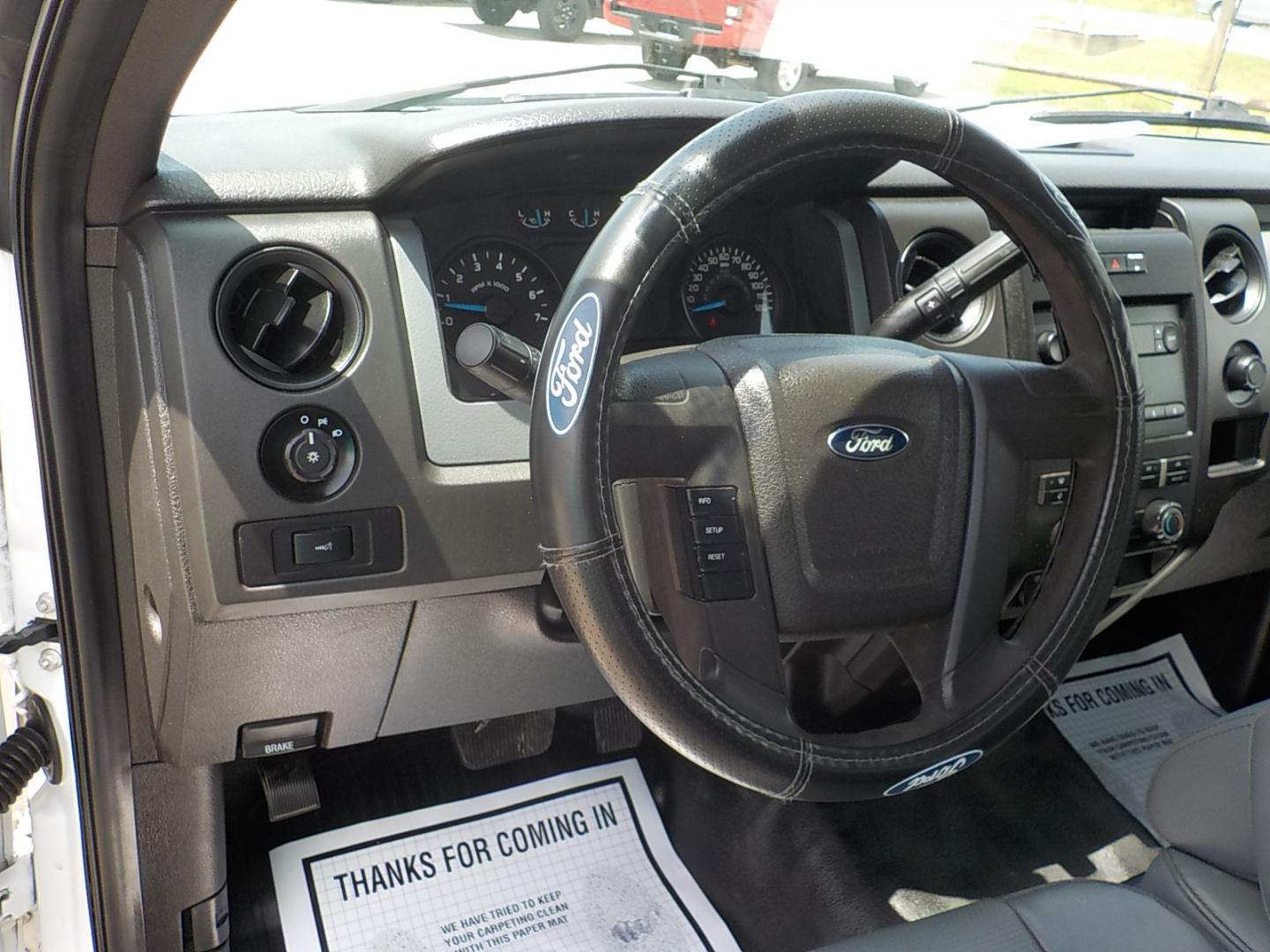 2014 White /Gray Ford F-150 (1FTMF1CM3EK) , located at 1617 W Church Street, Livingston, TX, 77351, (936) 327-3600, 30.710995, -94.951157 - Long box truck ready for a job!! - Photo#10