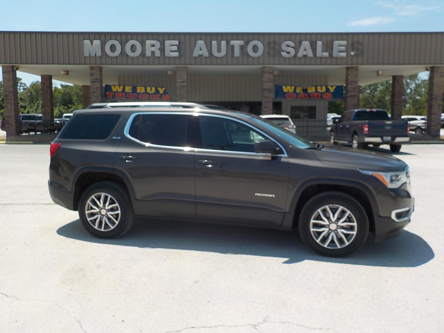 2019 GMC Acadia SLE-2 FWD (1GKKNLLS5KZ) with an 3.6L V6 DOHC 24V engine, 6A transmission, located at 1617 W Church Street, Livingston, TX, 77351, (936) 327-3600, 30.710995, -94.951157 - Really a pretty vehicle. Great miles! - Photo#0