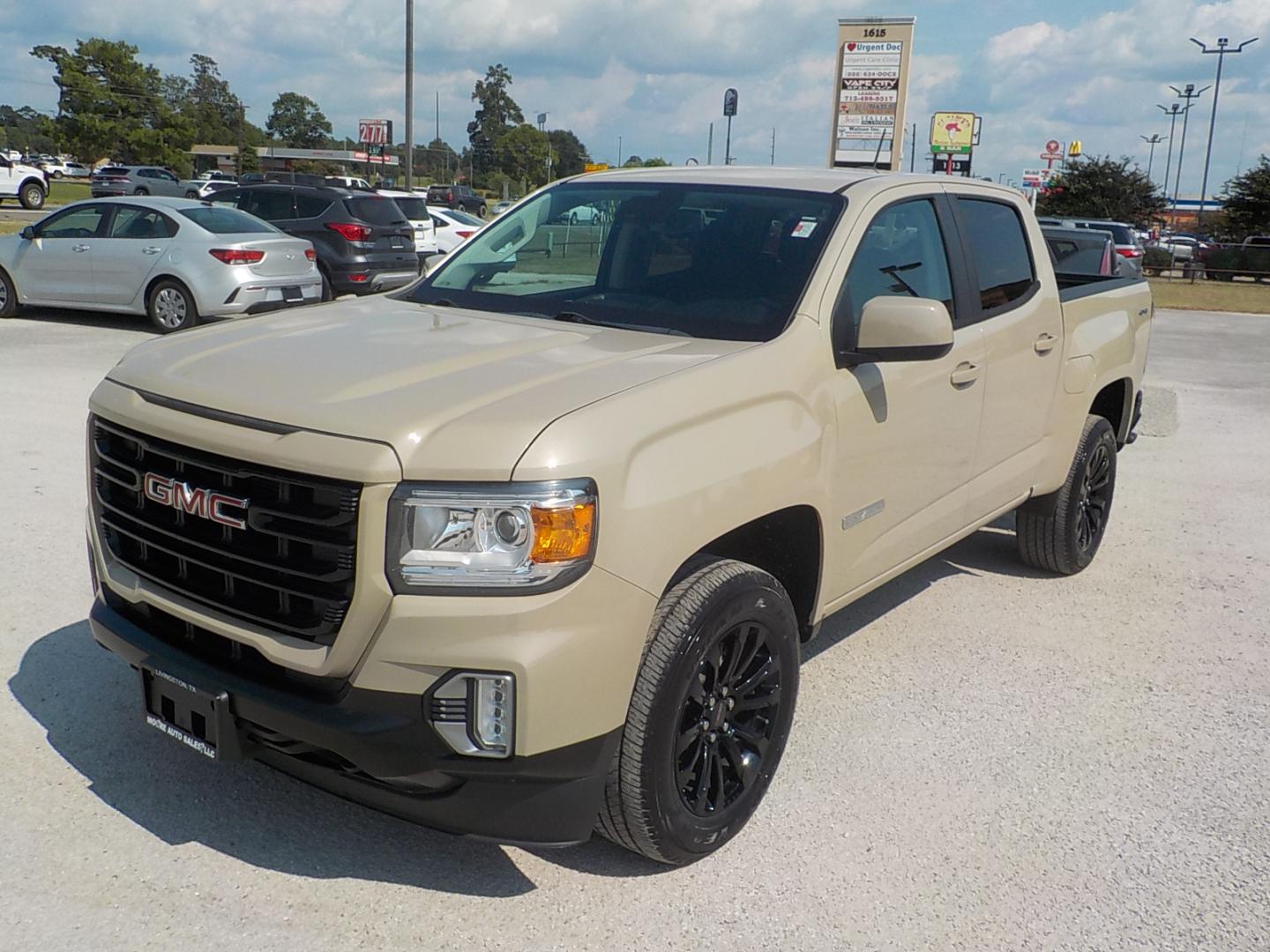 2021 /Black GMC Canyon Elevation Crew Cab 4WD (1GTG6CEN4M1) with an 3.6L V6 DOHC 24V engine, 6A transmission, located at 1617 W Church Street, Livingston, TX, 77351, (936) 327-3600, 30.710995, -94.951157 - ONE OWNER!! LOW MILES!! LOCALLY OWNED TRUCK! - Photo#2