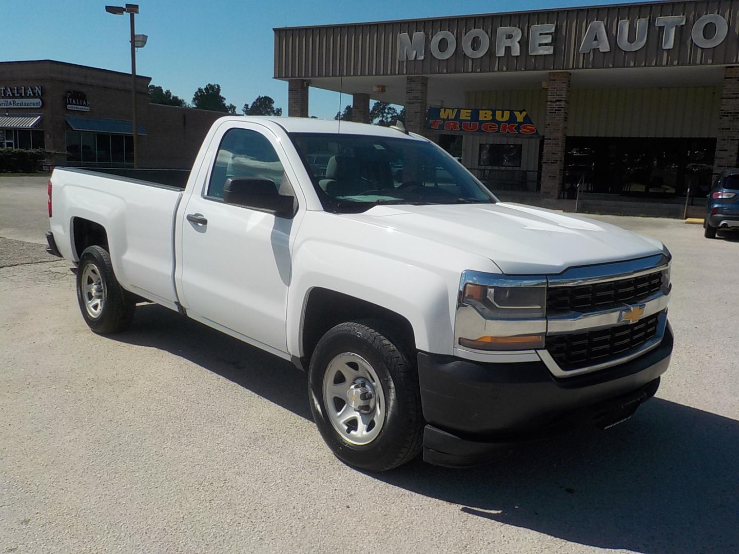 2016 White Chevrolet Silverado 1500 Work Truck Short Box 2WD (1GCNCNEC3GZ) with an 5.3L V8 engine, 6A transmission, located at 1617 W Church Street, Livingston, TX, 77351, (936) 327-3600, 30.710995, -94.951157 - Great work truck for not a lot of money in today's world! - Photo#2