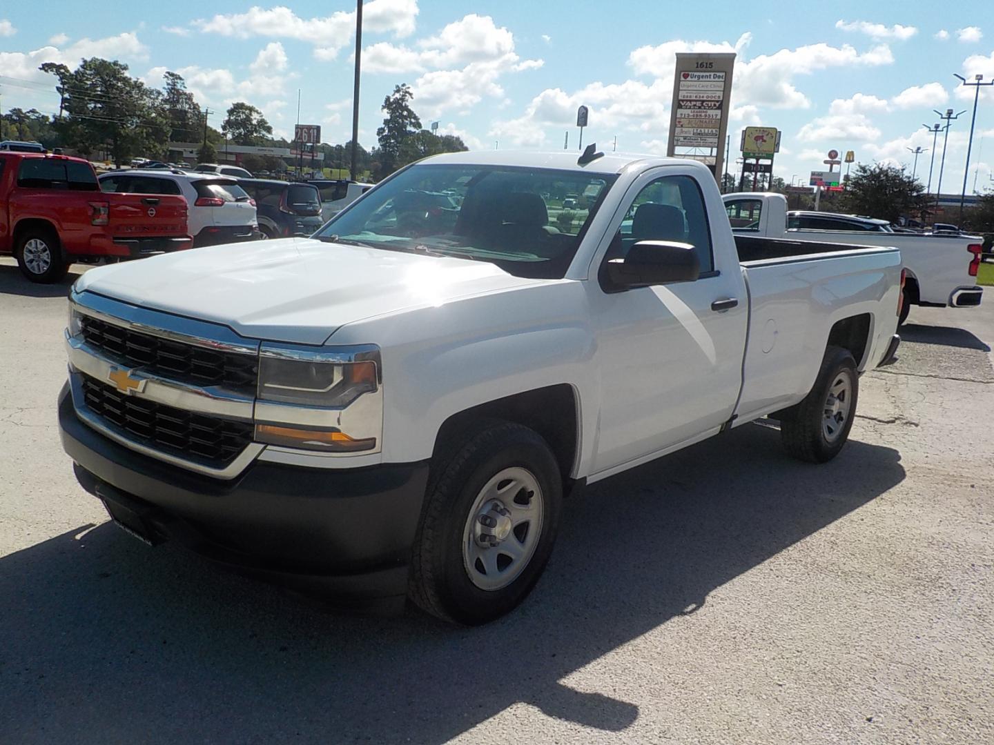 2016 White Chevrolet Silverado 1500 Work Truck Short Box 2WD (1GCNCNEC3GZ) with an 5.3L V8 engine, 6A transmission, located at 1617 W Church Street, Livingston, TX, 77351, (936) 327-3600, 30.710995, -94.951157 - Great work truck for not a lot of money in today's world! - Photo#3