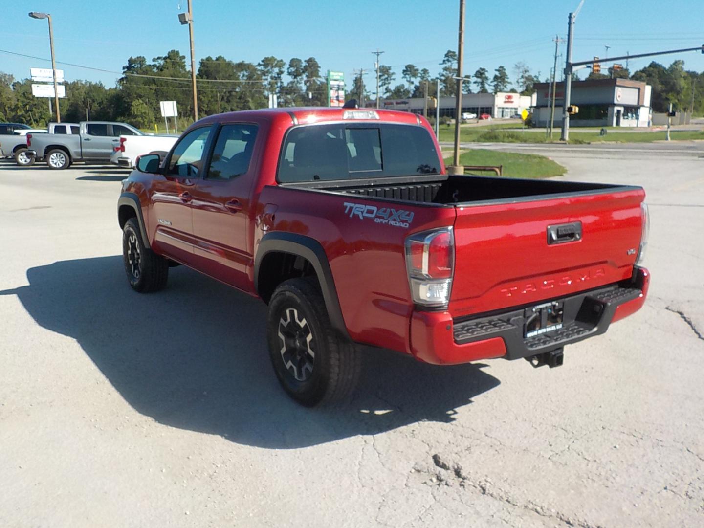 2021 Red /Gray Toyota Tacoma SR5 Double Cab V6 6AT 4WD (5TFCZ5ANXMX) with an 3.5L V6 DOHC 24V engine, 6A transmission, located at 1617 W Church Street, Livingston, TX, 77351, (936) 327-3600, 30.710995, -94.951157 - WOW! ONE OWNER!! GOOD MILES!! The perfect truck for this deer season or anything else!! - Photo#5