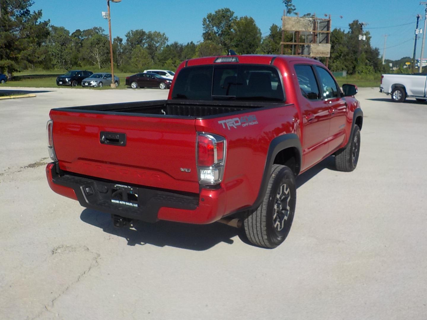 2021 Red /Gray Toyota Tacoma SR5 Double Cab V6 6AT 4WD (5TFCZ5ANXMX) with an 3.5L V6 DOHC 24V engine, 6A transmission, located at 1617 W Church Street, Livingston, TX, 77351, (936) 327-3600, 30.710995, -94.951157 - WOW! ONE OWNER!! GOOD MILES!! The perfect truck for this deer season or anything else!! - Photo#6