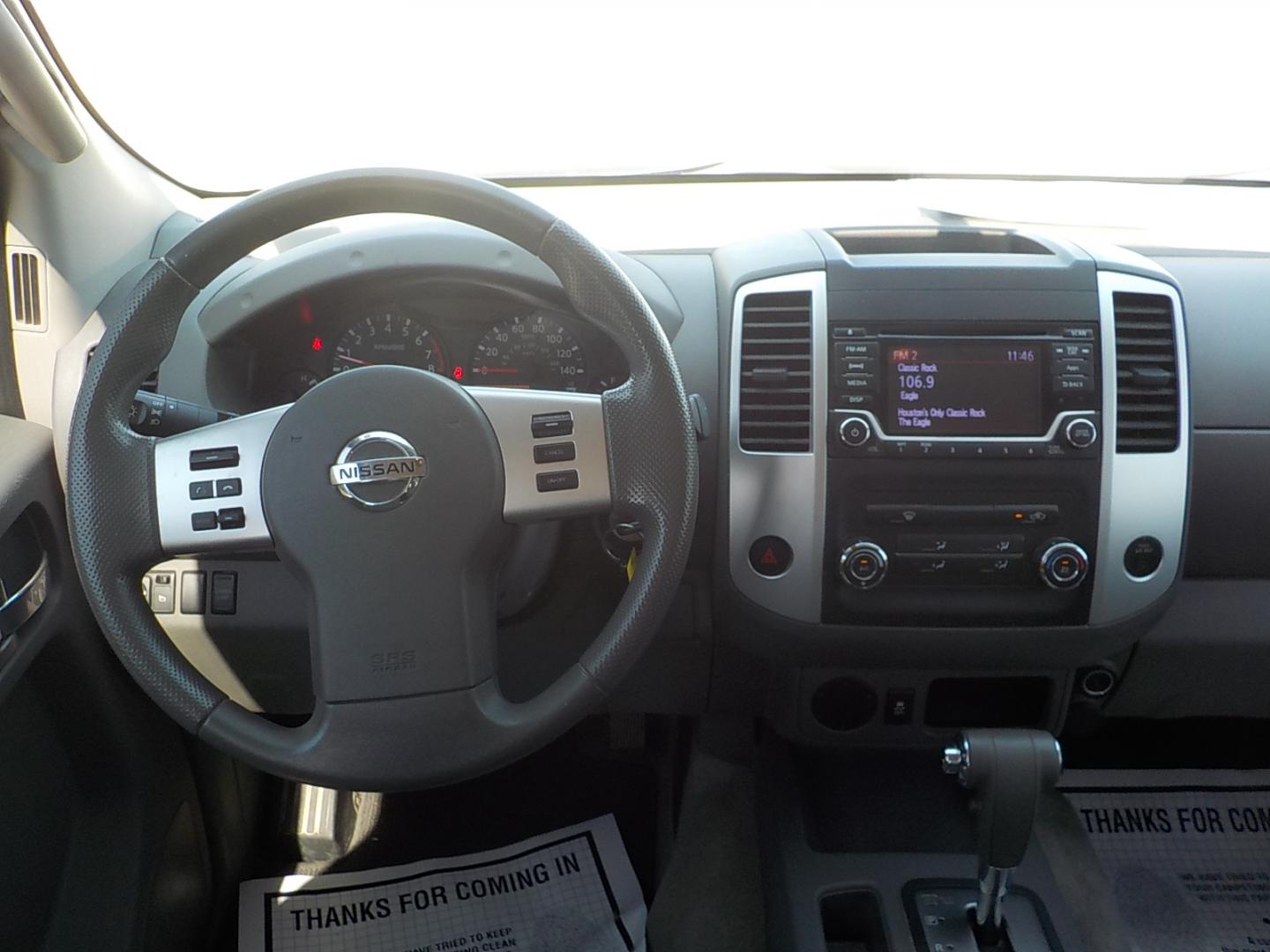 2015 Gray /gray Nissan Frontier S Crew Cab 5AT 2WD (1N6AD0ER6FN) with an 4.0L V6 DOHC 24V engine, 5-Speed Automatic transmission, located at 1617 W Church Street, Livingston, TX, 77351, (936) 327-3600, 30.710995, -94.951157 - Clean truck for not a lot of money in today's world. Great run and drive!! - Photo#7