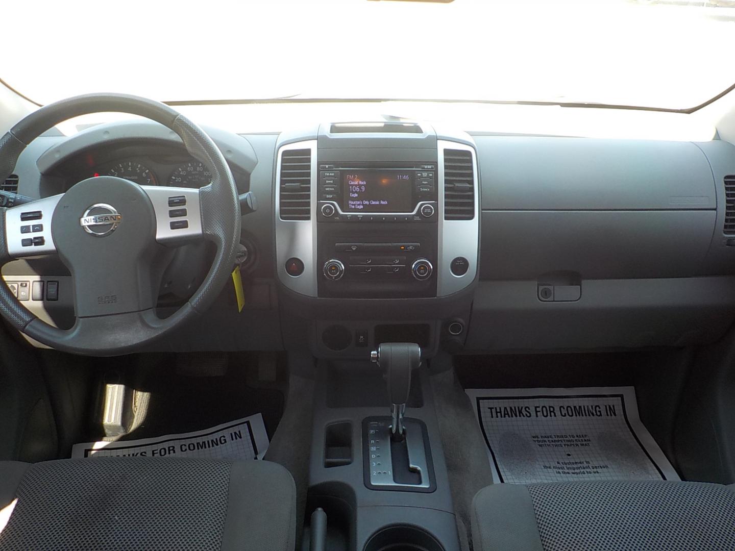 2015 Gray /gray Nissan Frontier S Crew Cab 5AT 2WD (1N6AD0ER6FN) with an 4.0L V6 DOHC 24V engine, 5-Speed Automatic transmission, located at 1617 W Church Street, Livingston, TX, 77351, (936) 327-3600, 30.710995, -94.951157 - Clean truck for not a lot of money in today's world. Great run and drive!! - Photo#8