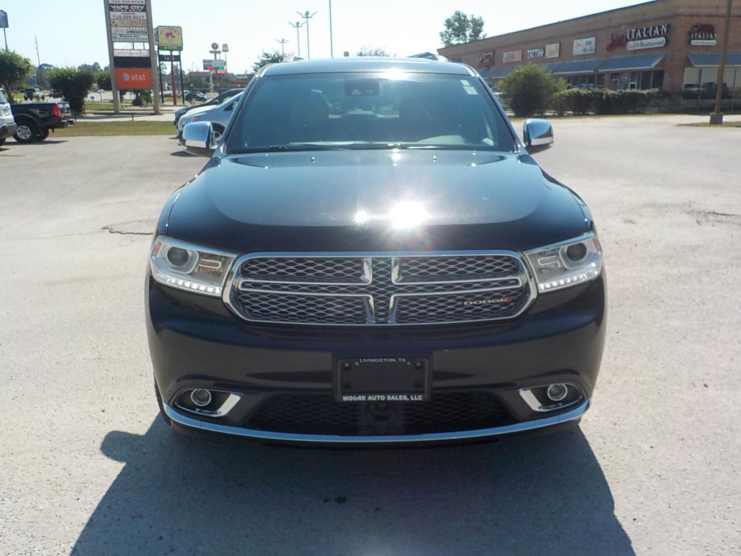 2016 Black /Tan Dodge Durango Citadel 2WD (1C4RDHEGXGC) with an 3.6L V6 DOHC 24V engine, 8A transmission, located at 1617 W Church Street, Livingston, TX, 77351, (936) 327-3600, 30.710995, -94.951157 - ONE OWNER!! Good miles for the year!! This vehicle is as nice as you can make one!! Come see for yourself! - Photo#1