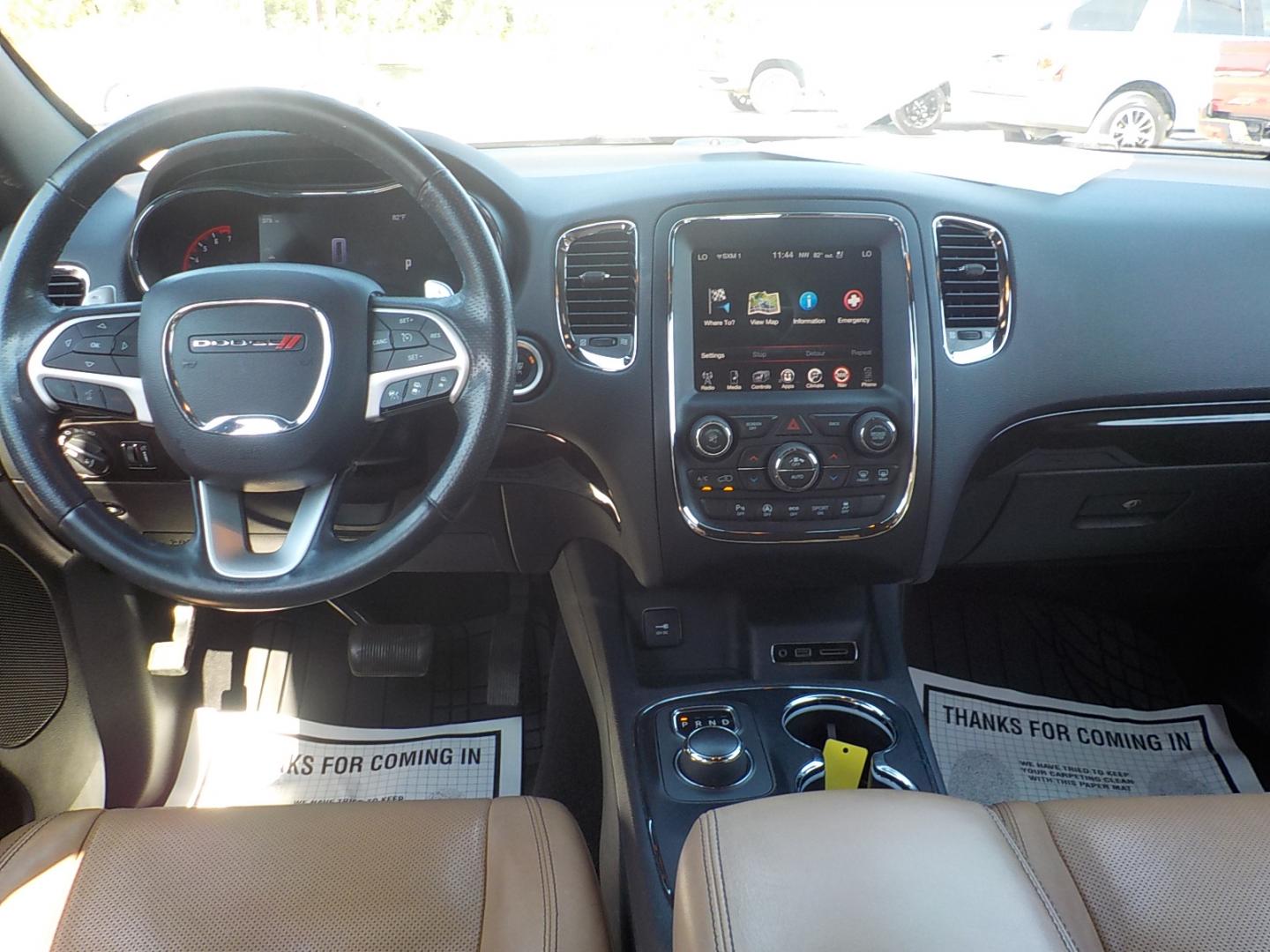 2016 Black /Tan Dodge Durango Citadel 2WD (1C4RDHEGXGC) with an 3.6L V6 DOHC 24V engine, 8A transmission, located at 1617 W Church Street, Livingston, TX, 77351, (936) 327-3600, 30.710995, -94.951157 - ONE OWNER!! Good miles for the year!! This vehicle is as nice as you can make one!! Come see for yourself! - Photo#13