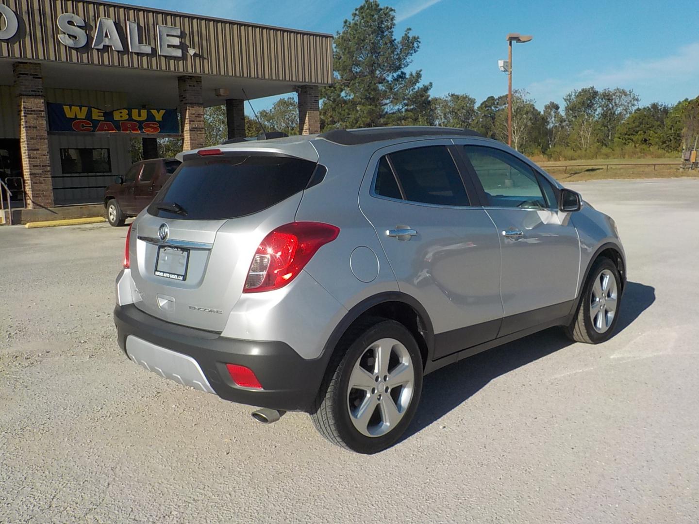 2016 Silver /Black Buick Encore Base FWD (KL4CJASB1GB) with an 1.4L L4 DOHC 16V TURBO engine, 6A transmission, located at 1617 W Church Street, Livingston, TX, 77351, (936) 327-3600, 30.710995, -94.951157 - Good vehicle for not a lot of money in today's world!! - Photo#1