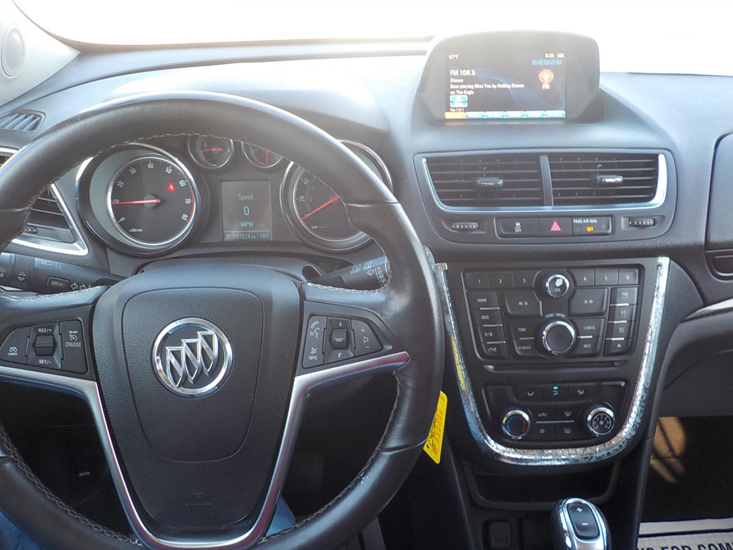 2016 Silver /Black Buick Encore Base FWD (KL4CJASB1GB) with an 1.4L L4 DOHC 16V TURBO engine, 6A transmission, located at 1617 W Church Street, Livingston, TX, 77351, (936) 327-3600, 30.710995, -94.951157 - Good vehicle for not a lot of money in today's world!! - Photo#10