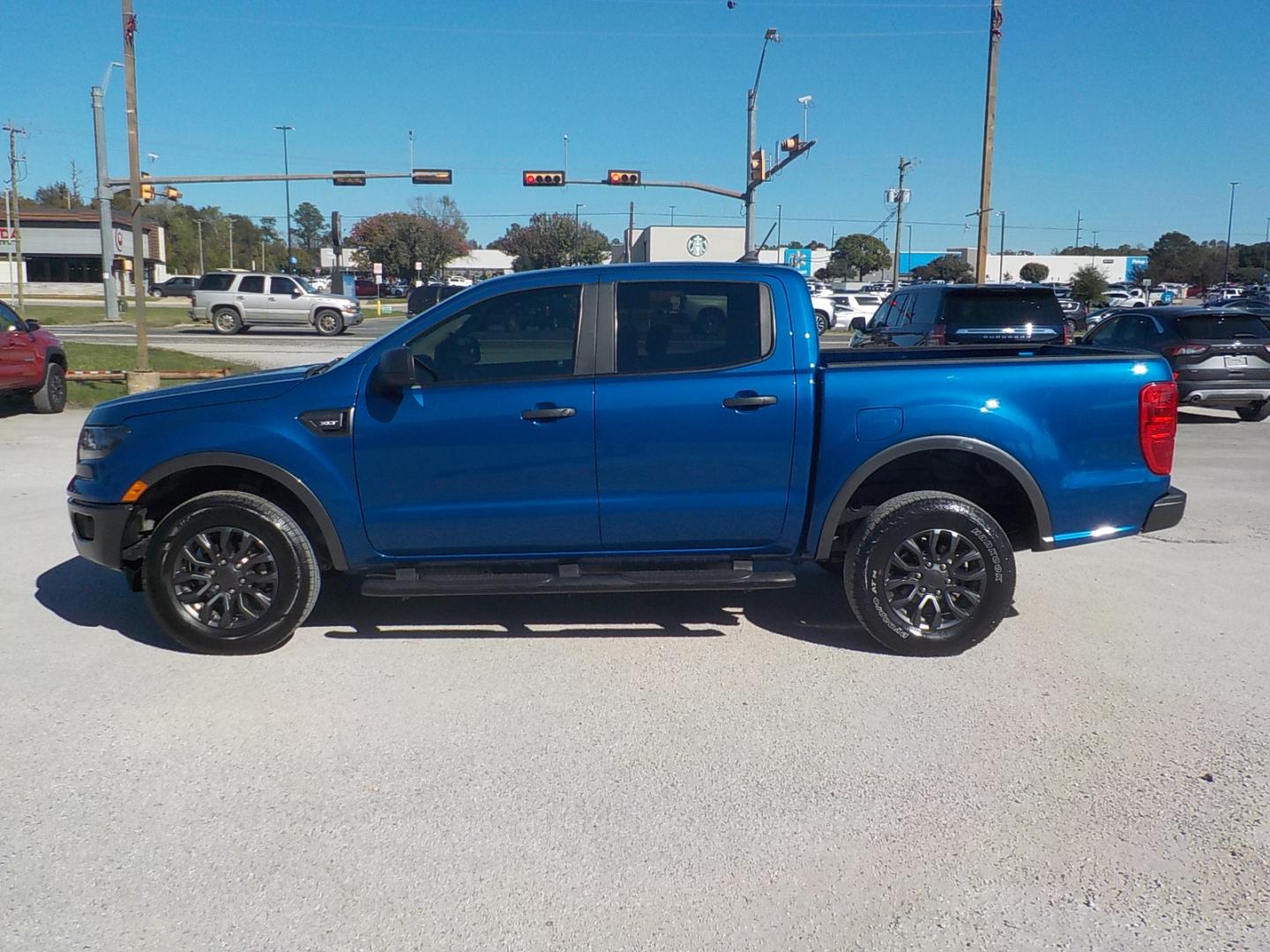 2020 Blue /Gray Ford Ranger XLT SuperCrew 2WD (1FTER4EH0LL) with an 2.3L L4 DOHC 16V engine, 10A transmission, located at 1617 W Church Street, Livingston, TX, 77351, (936) 327-3600, 30.710995, -94.951157 - This truck has a lot of eye appeal! If you want to get noticed you better not wait!! - Photo#4