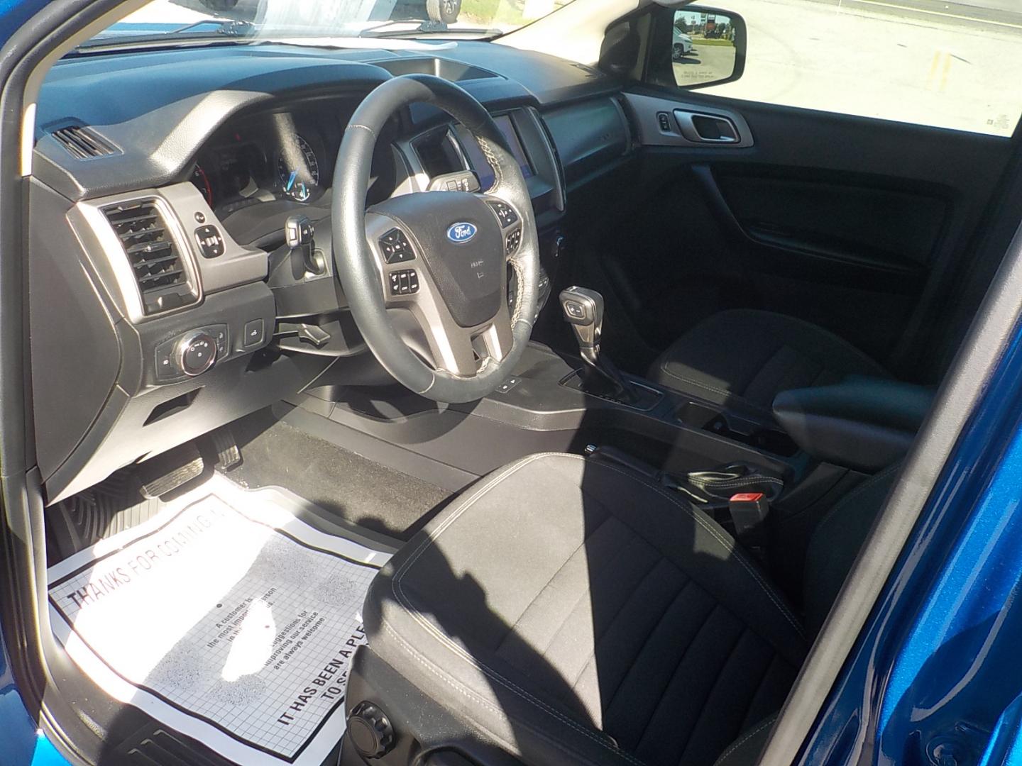 2020 Blue /Gray Ford Ranger XLT SuperCrew 2WD (1FTER4EH0LL) with an 2.3L L4 DOHC 16V engine, 10A transmission, located at 1617 W Church Street, Livingston, TX, 77351, (936) 327-3600, 30.710995, -94.951157 - This truck has a lot of eye appeal! If you want to get noticed you better not wait!! - Photo#8