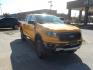 2021 Yellow /Black Ford Ranger XL SuperCrew 4WD (1FTER4FH6ML) with an 2.3L L4 DOHC 16V engine, 10A transmission, located at 1617 W Church Street, Livingston, TX, 77351, (936) 327-3600, 30.710995, -94.951157 - LOW LOW MILES!! TALK ABOUT FLASHY!! - Photo#1